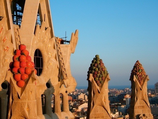 Sagrada Familia - střecha